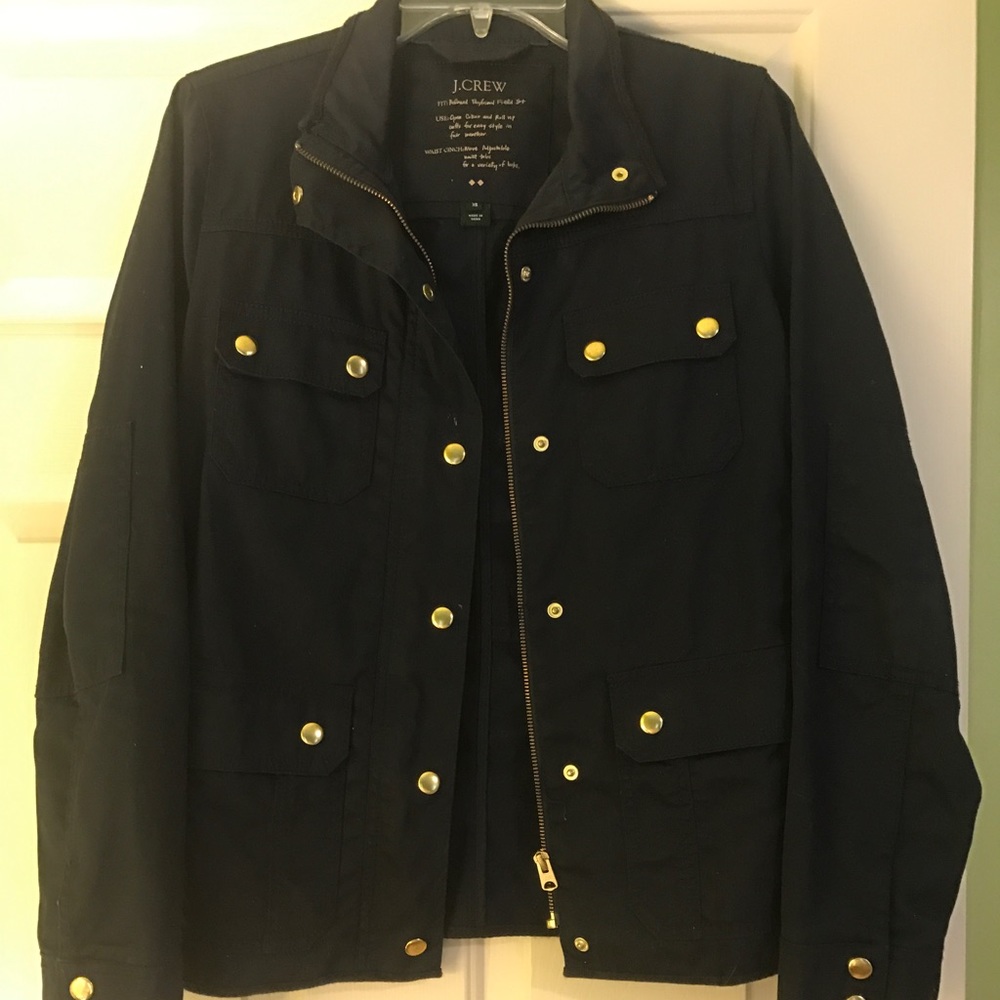 Navy J Crew Jacket